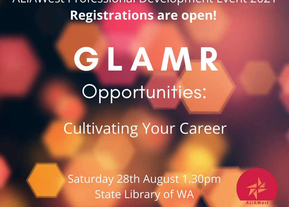 *SOLD OUT* – ALIAWest Professional Development Event – GLAMR Opportunities: Cultivating Your Career